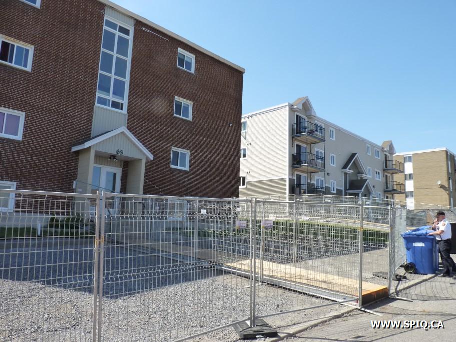 Évacuation au 6365 Rue Xavier Giroux à Québec